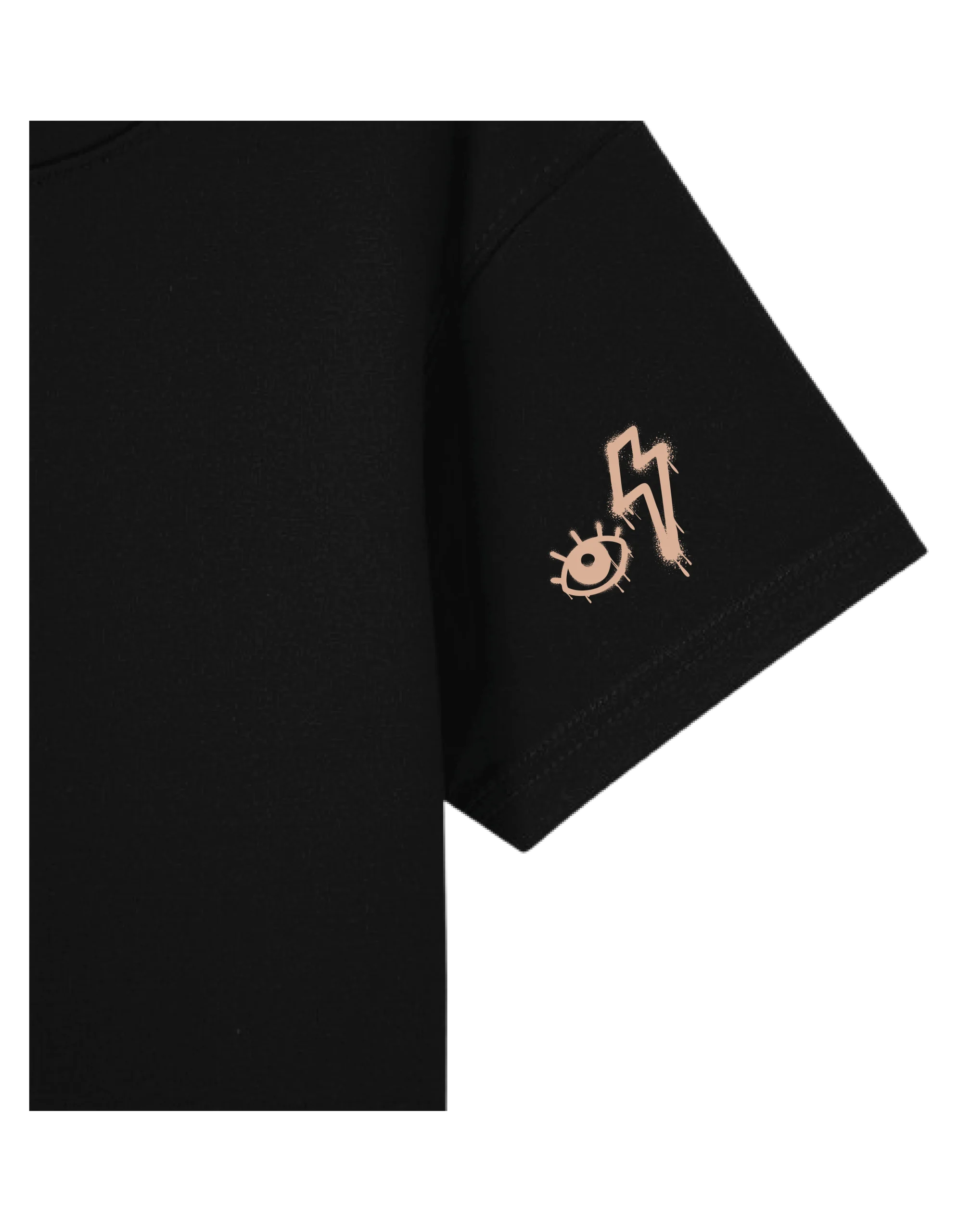 Oversized Black T-Shirt – Weekend Mood Quote