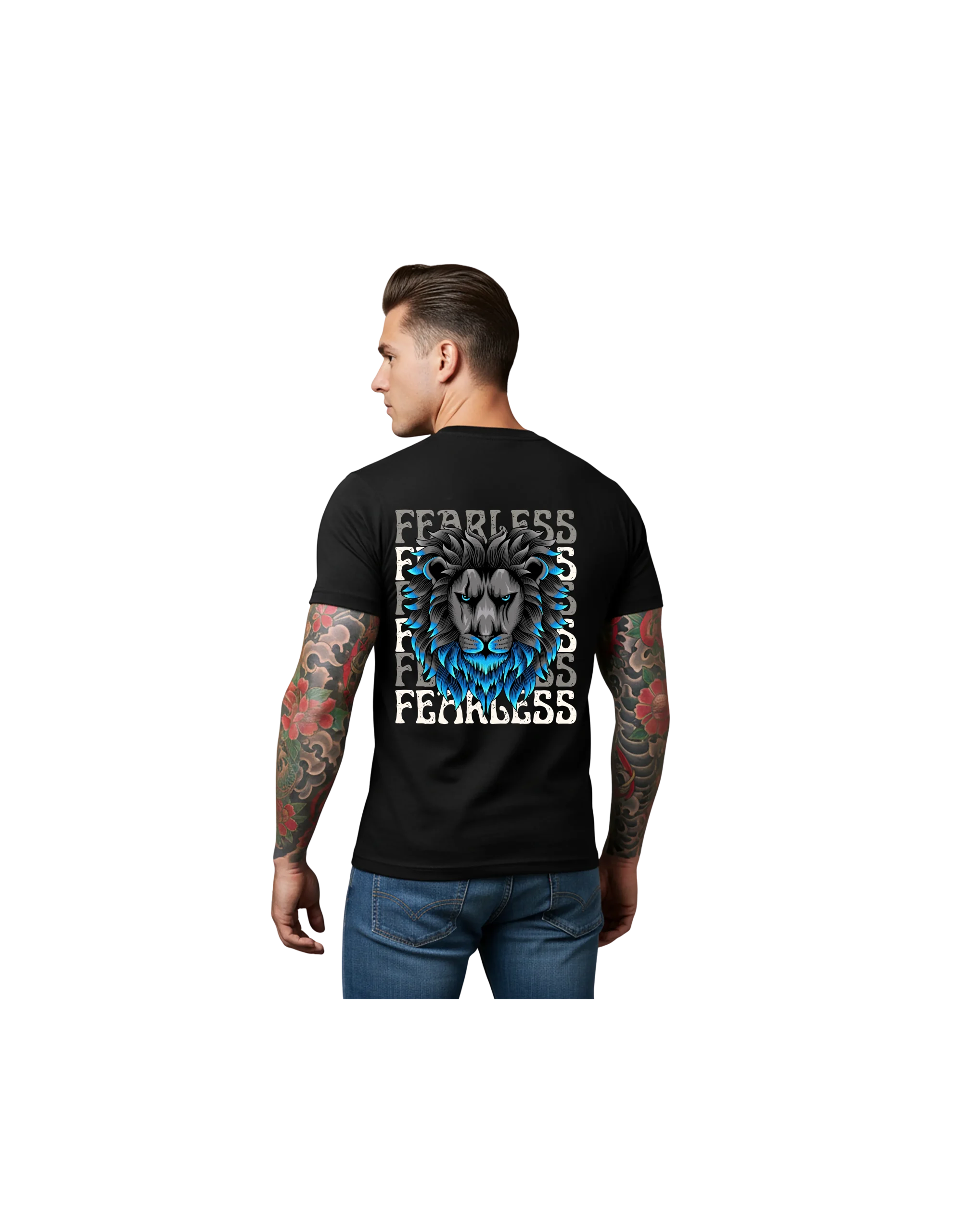 Blue Flames – Regular Fit T-Shirt
